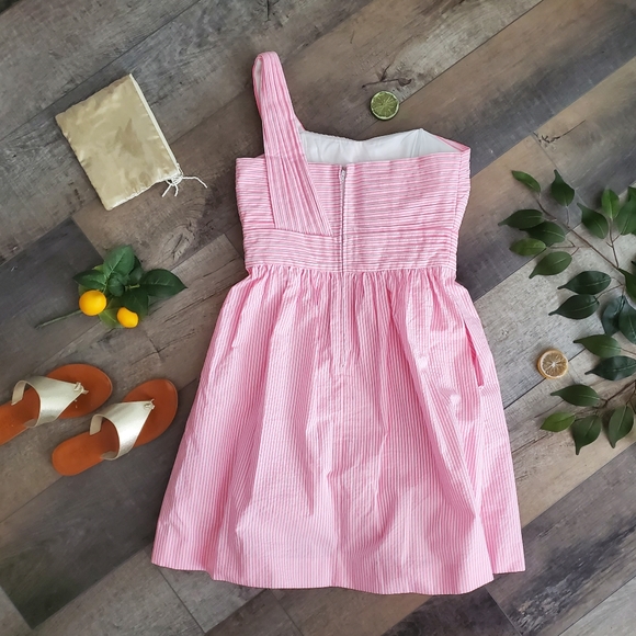 NWT Lilly Pulitzer Addison Dress Seersucker Pi… - Picture 3 of 6